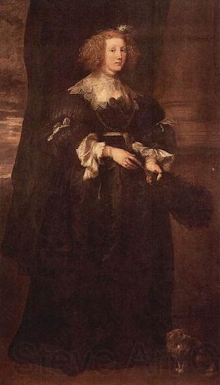 Anthony Van Dyck Portrat der Marie de Raet Norge oil painting art